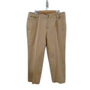 Lauren Ralph Lauren Stretch Twill Riding Style Pant - Tan 16W